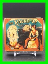 Extremely Rare 1920&#39;s Round-up Cigars Celestino Costello &amp; Co. ~ Litho Cigar Tin - £118.69 GBP