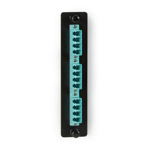 Black Box JPM456C LOW-DENSITY 10G MULTIMODE FIBER ADAPTER PANEL - CERAMI... - $76.78