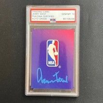 1995 Skybox Answer Card #420 Jerry West signed Trading Card PSA/DNA Slabbed Lake - £103.88 GBP