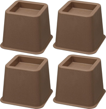 Bed Risers 3 Inch, Raises Your Bed or Furniture to Create an Additional ... - £16.52 GBP