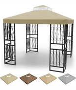 Grill Gazebo Replacement Canopy Top Cover 5×8 Double Tiered BBQ Roof ONL... - $34.60