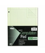 Tops Engineering Computation Pad 8 1/2 x 11 Green 200 Sheets 35502 - $28.71