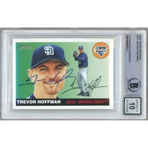 Trevor Hoffman San Diego Padres Autograph 2004 Topps Heritage #317 BGS A... - $199.99