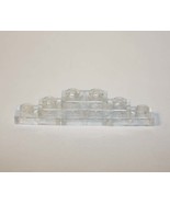 Gift Toy Clear Transparent 1X2 Set Of 6 Brick Pieces Minifigure - $4.99