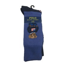 Polo Ralph Lauren Denim Bear Slack Socks Mens Size 6-13 (2 PAIRS) NEW - £19.62 GBP