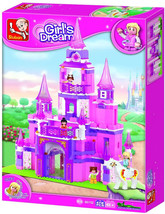 Sluban Girl&#39;s Dream Princess Castle 472 Piece Building Bricks Set M38-B0152 NEW - £60.37 GBP