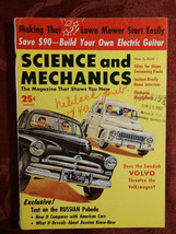 Science And Mechanics Magazine August 1957 Volvo Russian Pobeda - £5.10 GBP