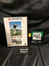 PGA European Tour Sega Genesis Item and Box Video Game - $7.59
