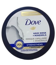 Dove Hair Mask Minerals Strengthens White Clay 4 oz Cruelty Free - £7.76 GBP