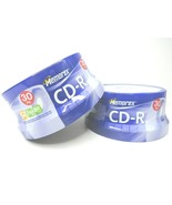 2 Memorex CD-R 30 Pack 52x Speed 700 MB 80 Minutes Recordable CD 60 Disc... - £15.50 GBP