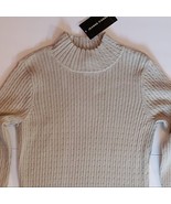 Jeanne Pierre Thistle Sage Green Mock Turtleneck Pullover Sweater Size S... - £25.63 GBP