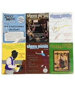 Vtg 1970&#39;s - 1980&#39;s Sheet Music Magazine Lot of 6 Piano Classics Pop Sho... - £11.35 GBP