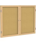 Ghent 3" x 4" 2-Door indoor Enclosed Bulletin Board , Shatter Resistant,... - $435.60