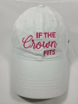 Pavilion Gift Company Sport Baseball Cap White &quot;If The Crown Fits&quot; - £17.29 GBP