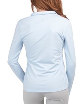 NWT Ladies UNDER ARMOUR Light Blue Launch Pro Long Sleeve Mock Shirt L & XL image 2