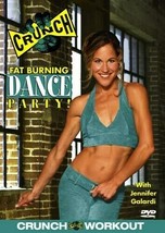 Crunch Fitness Fat Burning Dance Party Exercise Dvd New Jennifer Galardi Workout - £6.24 GBP