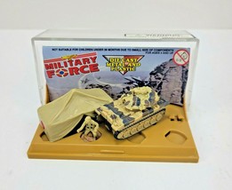 Military Force Die Cast Military Play Set Metal Plastic With Display Case  - £7.84 GBP