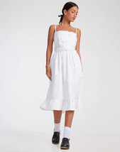 Motel Rocks Lennox Vestido En Popelina Blanco (MR3) - £18.16 GBP