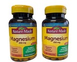 Nature Made Magnesium 250 mg Tablets Exp 2025 Pack of 2 - $23.26