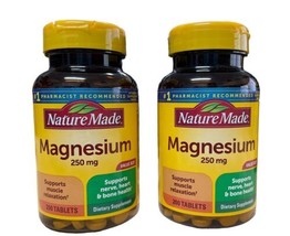 Nature Made Magnesium 250 mg Tablets Exp 2025 Pack of 2 - £18.18 GBP