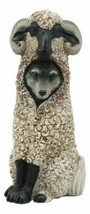 Ebros Dupers Collection Wolf in Sheep Clothing Statue 5.75&quot; Tall Sheep Figurine - £16.77 GBP