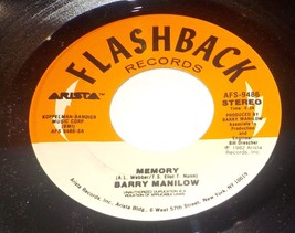 Barry Manilow 45 Memory / I Made It Through The Rain NM C3 - £2.95 GBP