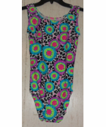 EXCELLENT WOMENS Lizatards LEOPARD &amp; FLORAL PRINT GYMNASTIC LEOTARD SIZE... - €21,95 EUR