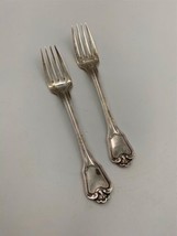 Set of 2 Christofle France Silverplate PORT ROYAL Salad Forks - £70.95 GBP