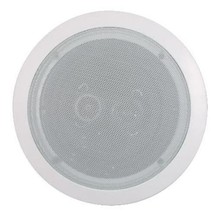 New 6.5" In Ceiling Single Dvc.Stereo Speaker.Wall.Dual Channel Sound.9" - £42.28 GBP