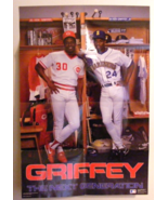 Vintage Ken Griffey Jr &amp; Sr. The Next Generation Costacos Bros. Inc. Pos... - $49.49