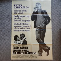 The Carey Treatment 1972 Original Vintage Movie Poster One Sheet  - $24.74