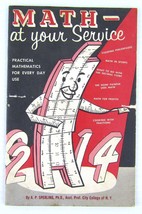 Vintage 1958 Math At Your Service Booklet Published for GM by City Colle... - £9.33 GBP