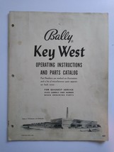 Key West Original Bingo Pinball Machine Parts Manual Game Schematic 1956... - £54.21 GBP