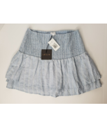 New Le Lis Smocked Waist Tiered Skirt Light Blue- Medium - €17,32 EUR