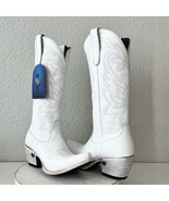 Lane MEGAN MORONEY Cowboy Boots Smokeshow Womens 9.5 White Western Cowgi... - $272.25