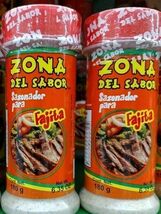 2X BEEF FAJITA SEASONING ( ZONA DEL SABOR SAZONADOR ) 2 CONTAINERS OF 18... - $23.75