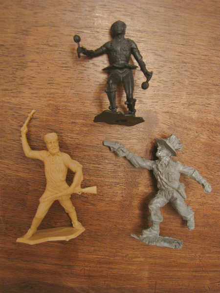 Primary image for 3 Vintage Soldiers Plastic Toy Soldiers Official Target David Crockett-
show ...