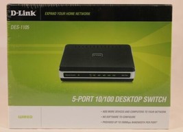 D-Link DES-1105 5-Port 10/100 Desktop Switch - £11.19 GBP