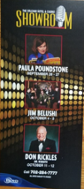 Don Rickles /Paula Poundstone/ Jim Belushi New Orleans Hotel Vegas Ad/Flyer - £1.54 GBP