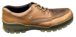 Ecco Track II Gore-Tex Shoes Mens Size 15 Hiking Brown Leather Outdoor - £54.11 GBP