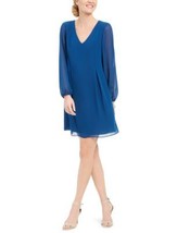 I.N.C. International Concepts Bow-Back Shift Dress Blue XL - $447.35 MXN