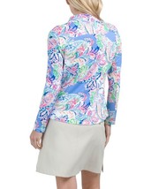 NWT X by GOTTEX Periwinkle Petra Paisley Golf Tennis Long Sleeve Jacket M L & XL image 2