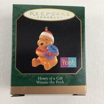 Hallmark Keepsake Miniature Ornament Disney Winnie The Pooh Honey Of A Gift 1997 - £11.99 GBP