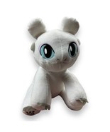 Build A Bear White Lightfury How To Train Your Dragon Hidden World 14&quot; P... - £18.22 GBP