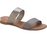 Sun + Stone Women Double Strap Slide Sandals Easten Size US 7M Pewter Grey - $19.80