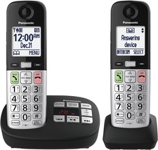 Panasonic Cordless Phone, Easy To Use With Large Display And Big, Tgu432B - $1,997.47 MXN