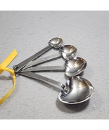 Inspirational Heart Shaped Measuring Spoons Set of 4 Stainless  Steele V... - $154.72 MXN