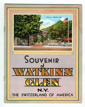 Souvenir of Watkins Glen New York The Switzerland of America Curt Teich ... - £31.54 GBP