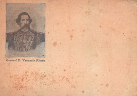 Paraguay War Guerra Triple Alianza Venancio Flores Military  RR postcard... - £48.04 GBP