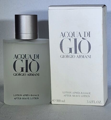 Acqua Di Gio by Giorgio Armani 100ml3.4 oz After Shave Lotion New In Box - $59.40